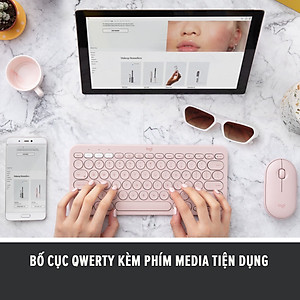 Bàn Phím Bluetooth Logitech K380 - Hàng Chính Hãng