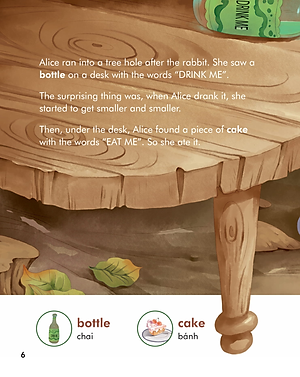 Truyện Cổ Tích Nổi Tiếng Song Ngữ Việt - Anh: Alice Ở Xứ Sở Thần Tiên - Alice In Wonderland