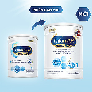 Bộ 6 lon sữa bột Enfamil A2 Neuropro 1 giúp dễ tiêu hóa, hấp thu cho trẻ từ 0-6 tháng tuổi – 800g/lon