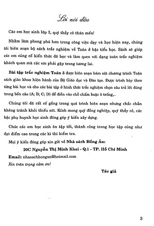 Bài Tập Trắc Nghiệm Toán 3 (Biên Soạn Theo Chương Trình Giáo Dục Phổ Thông Mới)