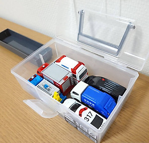 Hộp đựng các loại vật dụng, đồ dùng 2 ngăn đa năng Kokubo 800ml - Nội địa Nhật Bản (Giao màu ngẫu nhiên)