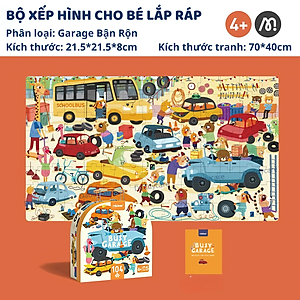 Đồ Chơi Ghép Hình Cho Bé Mideer Vali Gara Chủ Đề Ô Tô, Đồ Chơi Phát Triển Trí Tuệ Cho Trẻ Em Từ 2,3,4,5,6,7 Tuổi