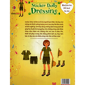 Sách Dán Hình Sáng Tạo Trang Phục Búp Bê - Công Việc Mơ Ước