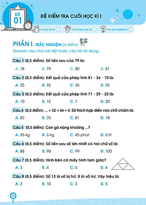 Đề Ôn Luyện Và Tự Kiểm Tra Toán Lớp 2 - Tập 1