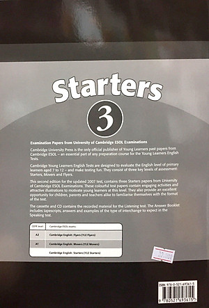 Cambridge Young Learners English Tests Second edition Starters 3 Answer Booklet