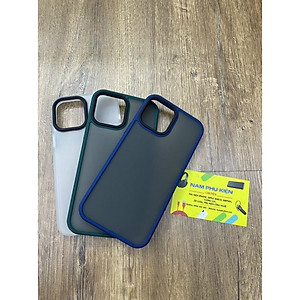 Ốp dành cho iPhone 12/ 12 Pro/ 12 Pro Max Likgus lưng nhám viền màu - Hàng Chính Hãng