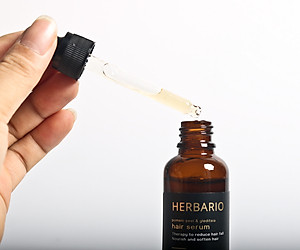 Serum mọc tóc tinh dầu vỏ bưởi & tinh dầu bồ kết herbario 30ml tinh chất kích thích mọc tóc nhanh, ngăn rụng tóc, hỗ trợ trị Rụng Tóc, làm tóc dài nhanh