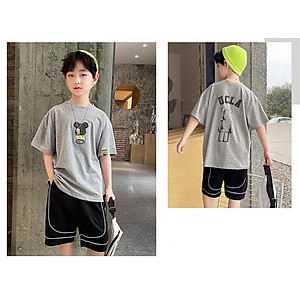 Bộ quần áo mùa hè trẻ em 18-45kg dành cho bé trai mẫu U.C.L.A