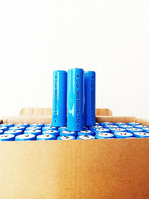 Pin sạc 3.7V 18650 Dung Lượng Cao 5000mAh Cho Sạc Dự Phòng, Đèn Pin, Quạt Mini, Đồ Chơi 
