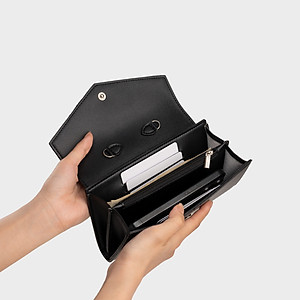 Ví Yuumy ( Thời trang nữ dáng dài kèm dây đeo chéo - Ví da Seasand YV104 )