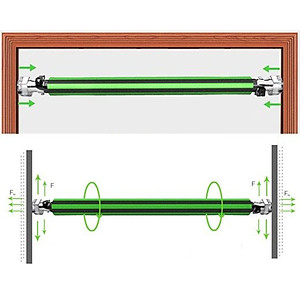 Xà Đơn Gắn Cửa MAC80-2018 có điều chỉnh kích thước (80-100cm)