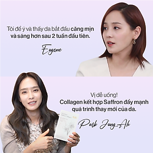 Bột Uống Collagen Gilaa Cao Cấp Kết Hợp Saffron - (60 gói x 2g)