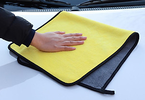 Khăn Lau Xe Ô Tô Đa Năng Cỡ Đại Siêu Thấm Kích Thước 30cm x 40cm, Khăn Lau Đa Năng Chất Liệu Microfiber Chính Hãng miDoctor