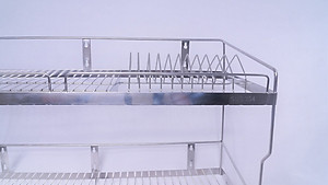 Kệ chén dĩa 2 tầng Inox SUS 304 Yamato (nhiều kích thước)