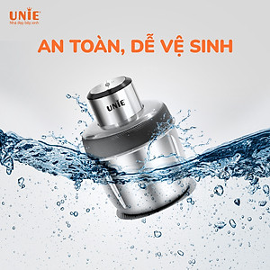 Máy Xay Thịt, Xay Thực Phẩm UNIE UE-226 - Đánh Chà Bông, Bóc Tỏi Tiêu Chuẩn Đức Thép Hợp Kim Dung Tích 2.5 Lít Công Suất 300 W - Hàng Chính Hãng