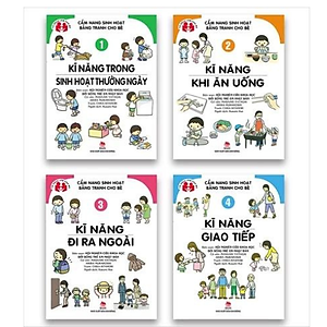 Sách Cẩm Nang Sinh Hoạt Bằng Tranh Cho Bé Tập 1: Kĩ Năng Sinh Hoạt Thường Ngày