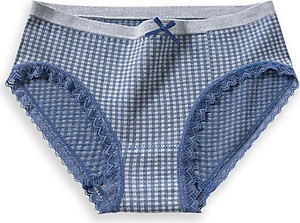 Combo 5 Chiếc Quần Lót Nữ Cotton Tăm Viền ren Xuất Nhật