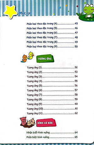 Sách Toán Học Cho Trẻ Mẫu Giáo: Lớp Mầm 1