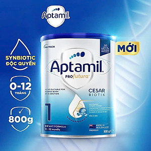 Combo 6 Sản phẩm dinh dưỡng công thức Aptamil Profutura Cesarbiotik 1 Infant Formula (Dành cho trẻ từ 0 - 12 tháng tuổi) - 800g