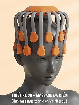 Máy Massage Đầu Bạch Tuột Nikio NK-113 - 20 Chân Rung Mát Xa, Hỗ Trợ Giảm Đau Đầu, Cải Thiện Trí Nhớ, Tích Hợp Hồng Ngoại, Kết Nối Bluetooth Nghe Nhạc Thư Giãn - 5 Chế Độ Mát Xa Tăng Tuần Hoàn Máu, Giảm Stress Giúp Dễ Ngủ