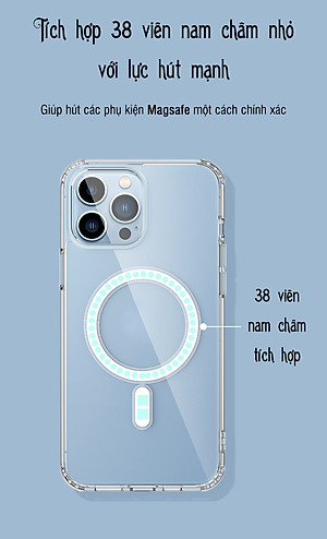 Ốp lưng sạc từ tính dành cho iPhone 15 / 15 Plus / 15 Pro / 15 Pro Max - Hàng chính hãng