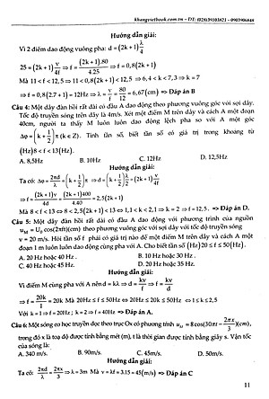 Sách Tuyệt Kỹ Các Thủ Thuật Giải Nhanh Vật Lý 12 (Tập 2)