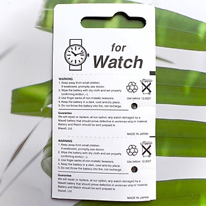 Pin Maxell Nhật Bản SR616SW / 321 (Viên Lẻ) Hàng Chính Hãng Made in Japan