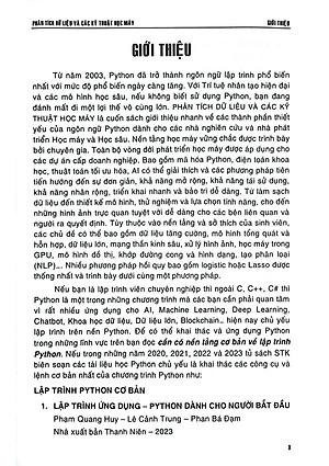 Phân Tích Dữ Liệu Và Các Kỹ Thuật Học Máy -STK