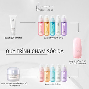 Combo 2 Sữa Rửa Mặt D Program Tạo Bọt Dưỡng Da 120g