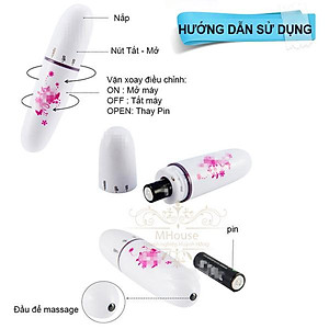 Máy Massage Mắt Mini Cầm Tay 208, Electric Mini Vibrations Pouch Eye Massage Pen (Bút Massage mini cầm tay máy mát xa mắt mini)
