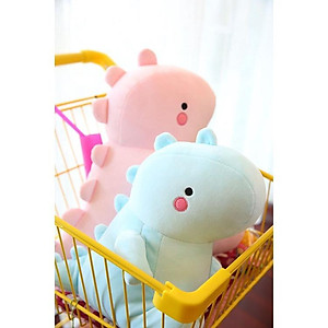 Gấu Bông Khủng Long Giá Rẻ Nhất - Khủng Long Nhồi Bông Béo Mập 45cm Mềm Mịn Cute - Bông Gòn 100% Cao Cấp An Toàn Cho Bé