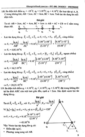 Sách Công Phá Đề Thi Học Sinh Giỏi Vật Lí 11 (Tập 1)