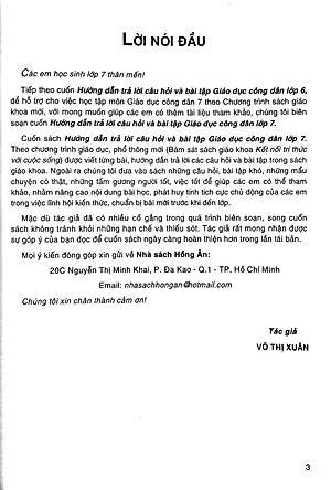 Hướng Dẫn Trả Lời Câu Hỏi Và Bài Tập Giáo Dục Công Dân Lớp 7 (Bám Sát SGK Kết Nối Tri Thức Với Cuộc Sống)