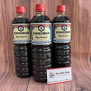 Nước Tương Kikkoman 1 Lít - Hương Vị Truyền Thống (Nhập Khẩu Chính Ngạch, Xuất Xứ Singapore)