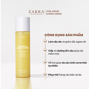 Bộ Đôi Zakka Naturals Sữa Dưỡng Cúc 150ml và SRM Cúc 185g Làm Sạch Và Cấp Ẩm Dịu Nhẹ Cho Da Nhạy Cảm