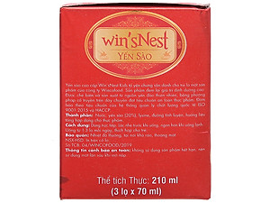 Combo 12 lọ Yến sào cao cấp win'sNest tổ yến chưng sẵn dành cho trẻ em 20% (70 ml/ lọ)