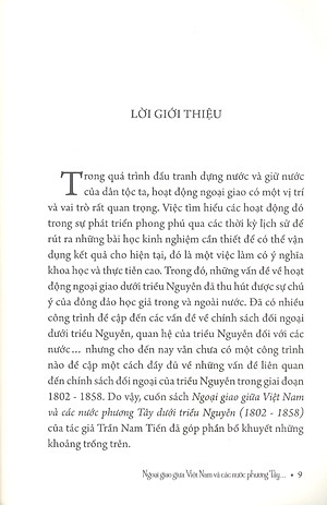 Sách Ngoại Giao Giữa Việt Nam Và Các Nước Phương Tây Dưới Triều Nguyễn (1802 - 1858)
