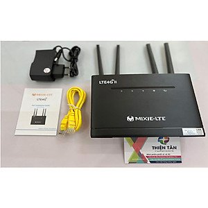 Phát wifi từ sim 4G MIXIE LTE4G hỗ trợ 32 user phát sóng cực xa - nguồn trực tiếp 12V (Đen) HÀNG NHẬP KHẨU