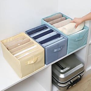Hộp Vải Đựng Đồ Có Chia Ngăn Lõi Nhựa Chắc Chắn