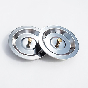 Bộ 2 Nắp Rổ Lọc Rác Inox 304