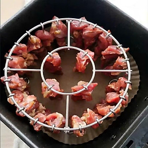 Giá Đựng Inox 24 Xiên Hình Tròn Dọc Cho Nồi Chiên Không Dầu - Chất Liệu Thép Không Gỉ - HÀNG CHÍNH HÃNG MINIIN