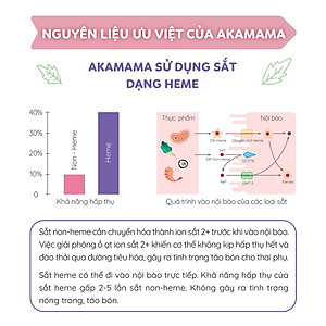 Sắt, Acid Folic, Vitamin Tổng Hợp, Khoáng Chất Cho Mẹ Bầu, Hỗ Trợ Tiêu Hoá, Hạn Chế Rạn Da, Viên Nhỏ, Không Mùi, Vị, Dễ Uống, Akamama Nhật Bản Túi 120 Viên