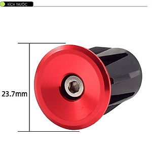 Nắp Chụp Tay Lái Ghi Đông Xe Đạp Leo Núi MTB Chất Liệu Nhôm (2 chiếc, đường kính phù hợp 15-23.5mm) MaiLee