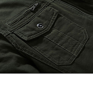 Áo Khoác Nam Cách Nhiệt Vải Kaki Cao Cấp US ARMY U559, Áo Khoác Kaki Lính Lót Bông Cừu Siêu Ấm Phong Cách Cực Ngầu  -HÀNG CHÍNH HÃNG 