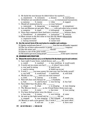 Sách Bài Tập Tiếng Anh 9 - Không Đáp Án (Tái Bản 2020)