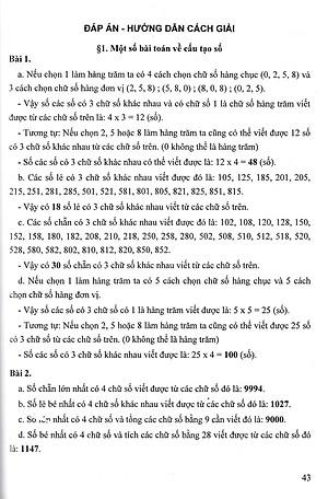 Phát Triển Và Nâng Cao Toán 3 (Dùng Chung Cho Các Bộ SGK Hiện Hành) 