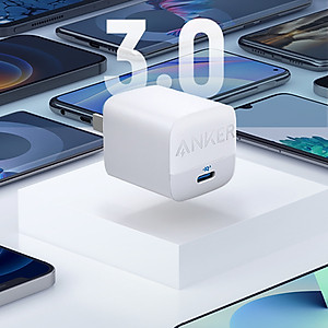 Adapter Sạc Anker 313 / 311 Charger Gen 2 30W 1 Cổng Type-C A2639 - Hàng Chính Hãng