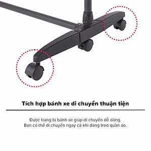 Giá Phơi Quần Áo Bằng Thép Không Gỉ PSBK-06 TENMA, Dễ Dàng Tháo Lắp, Gấp Gọn Và Điều Chỉnh