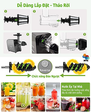 Máy Ép Chậm Ngang LUFVEBUT BP-800 hai tốc độ ép chậm biến đổi, dễ dàng vệ sinh, hàng chính hãng
