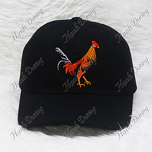 Nón kết nam mũ lưỡi trai thêu hình con gà thời trang phù hợp cả nam và nữ